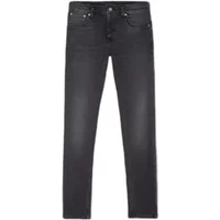 Skinny Jeans Nudie Jeans Tight Terry Black Blizzard