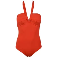 Women's V-neck one-piece swimsuit Red Point Sali
