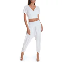 Short sleeve V-neck blouse for women Selmark