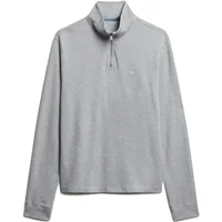 Ribbed zip neck jumper Superdry