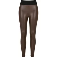 Women's high-waisted faux leather leggings Urban Classics GT