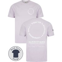 Shirts Kade Motif Cotton Jersey Shirt in Lilac Breeze