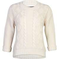 Jumpers Amara Reya Buttercup cable knit jumper in Ivory