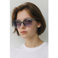 April Teal Ombré Sunglasses