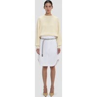 Victoria Beckham Cargo Skirt In Optic White