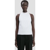 Victoria Beckham Backless Bib Top In White