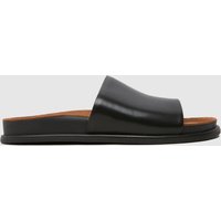 Vagabond Shoemakers Women's Effie Slide Sandals in Black & Brown, Leather, Size: