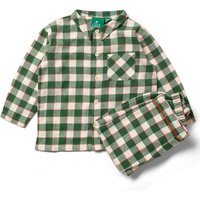 Little Green Radicals Fern Green Check Classic Pyjamas