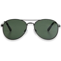 Weird Fish Fernando Aviator Sunglasses Gunmetal Size ONE