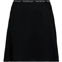 Calvin Klein Jeans LOGO ELASTIC SKIRT women's Short skirts in Black