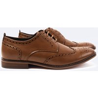 Tan Derby Brogue Shoes