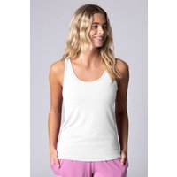 Women's Pack Lazy Panda Bamboo Loungewear Selection Vest Top White