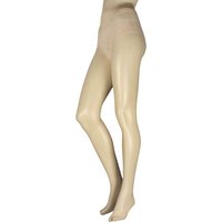 Women's Pair Falke Shelina Denier Ultra Transparent Tights With Shimmer Porcelain