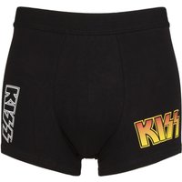 SOCKSHOP Music Collection Pack KISS Boxer Shorts Black Large