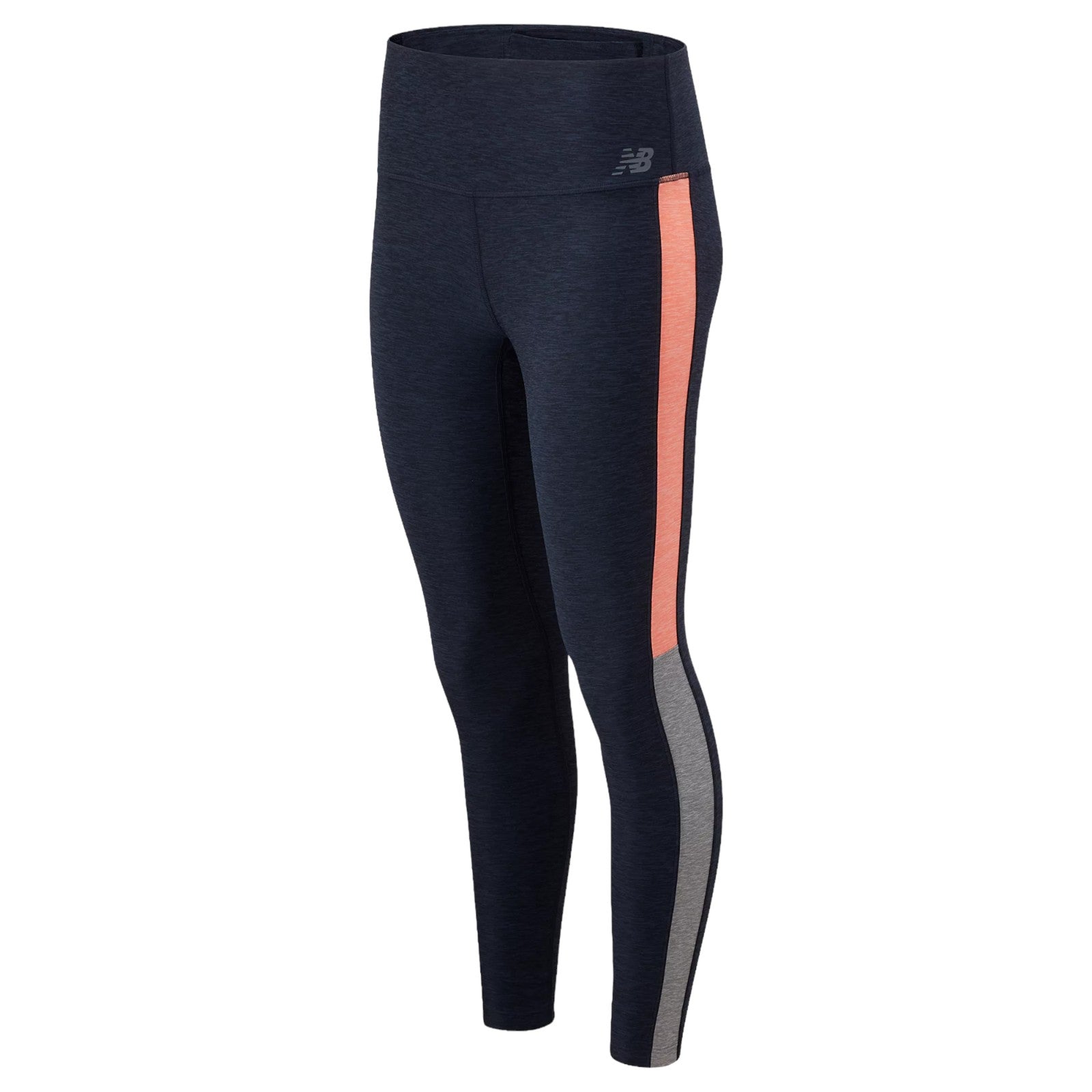New Balance Womens Sport Spacedye Pocket Tights - Black - Black