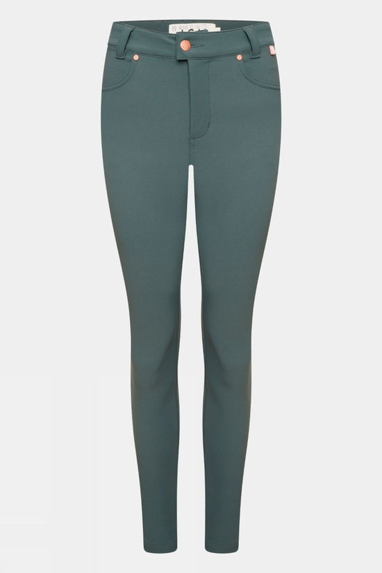 Acai Womens Max Stretch Skinny Outdoor Trousers - Dk Green