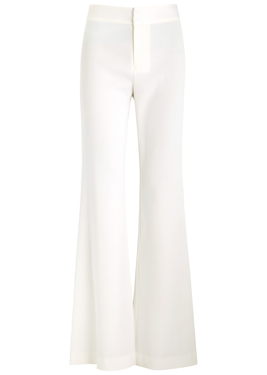 Alice + Olivia Andrew Bootcut Trousers - Off White - 6 (UK10 / S)