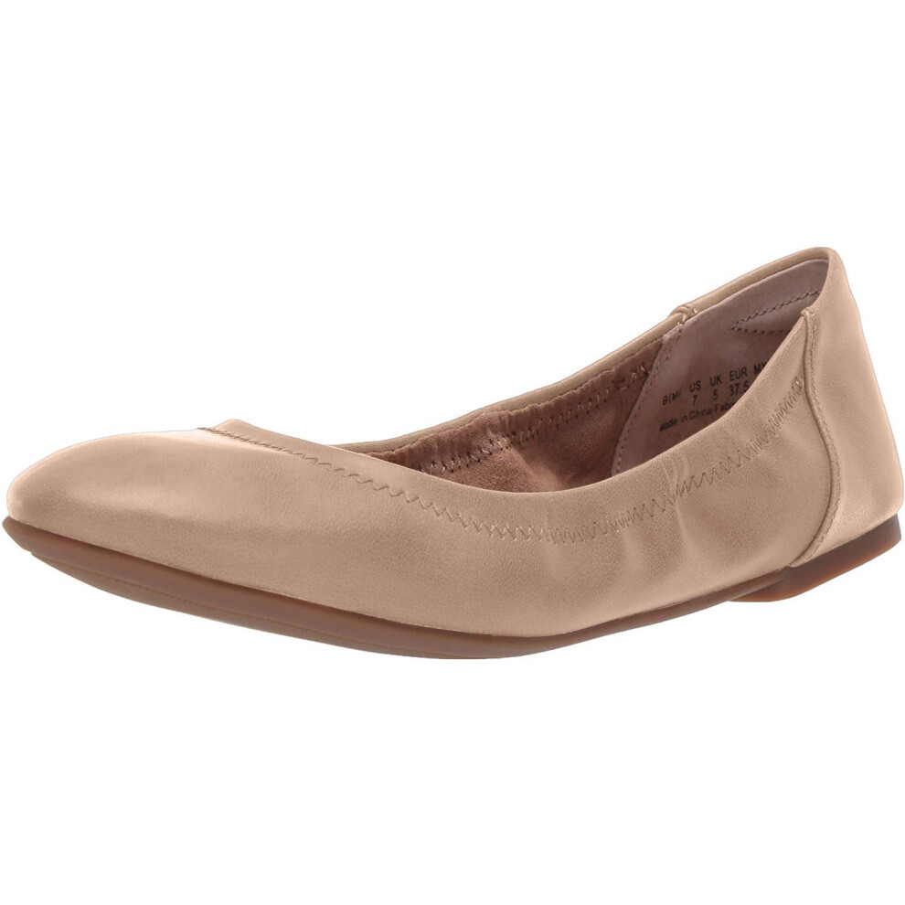 Amazon Essentials Women's Belice Ballet Flat Beige 8