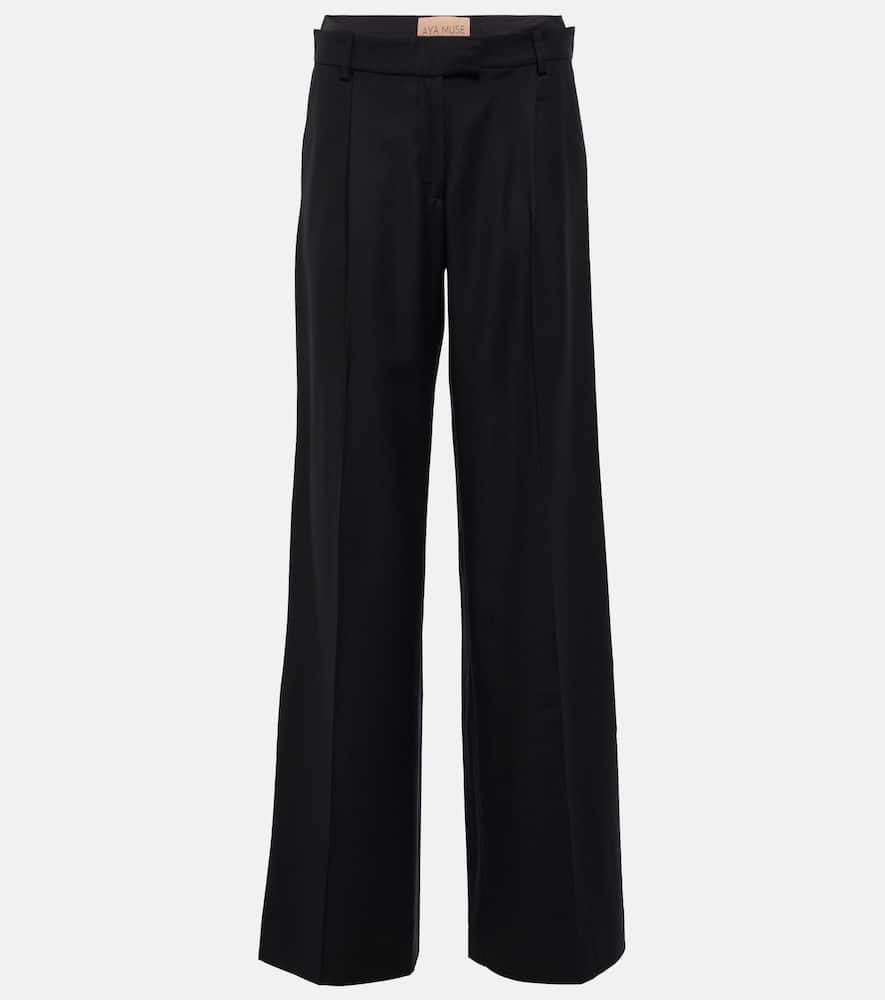 Aya Muse Conso low-rise wide-leg wool pants