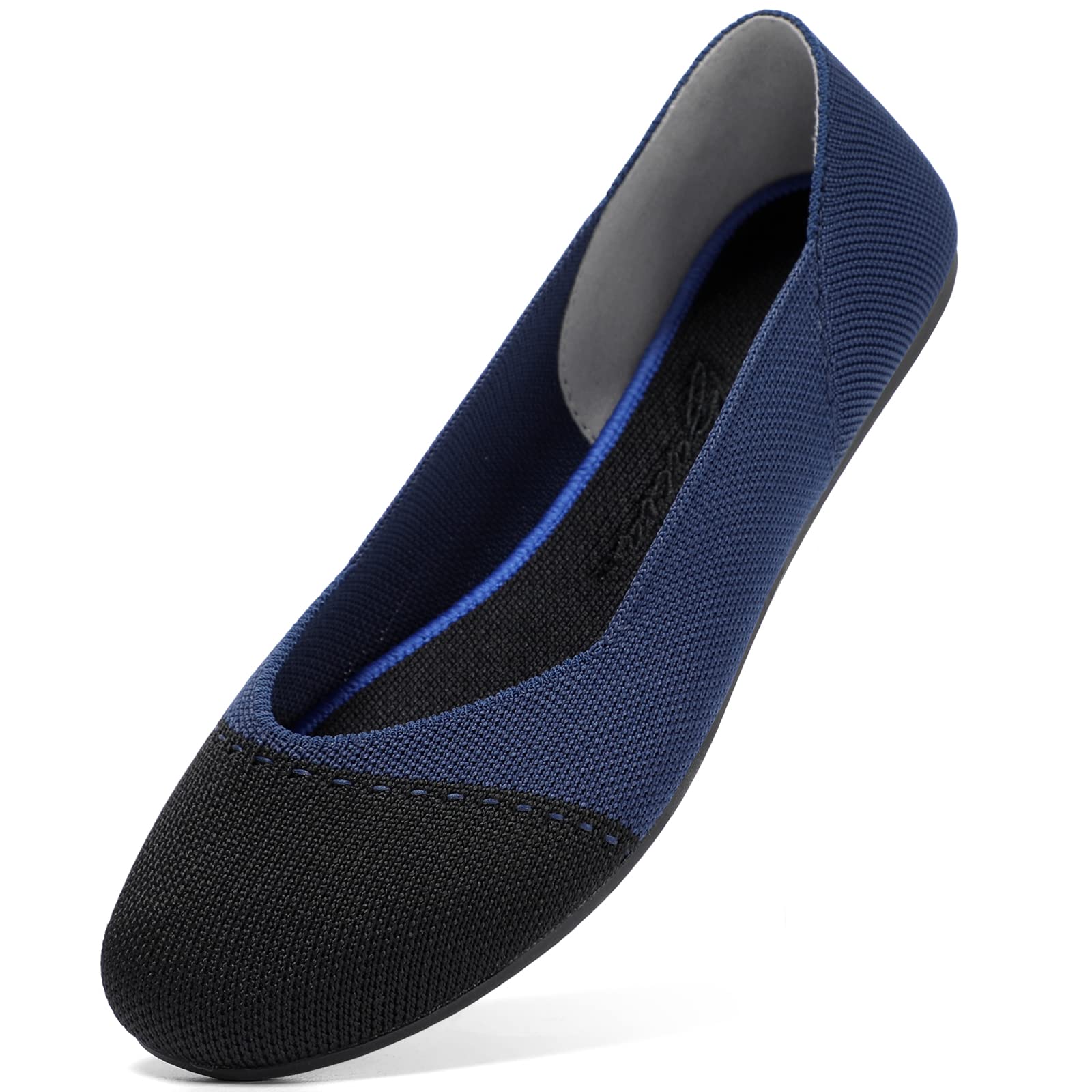 Bacia Womens Ballet Flats Casual Dreesy Shoes Comfortable Blue 6.5