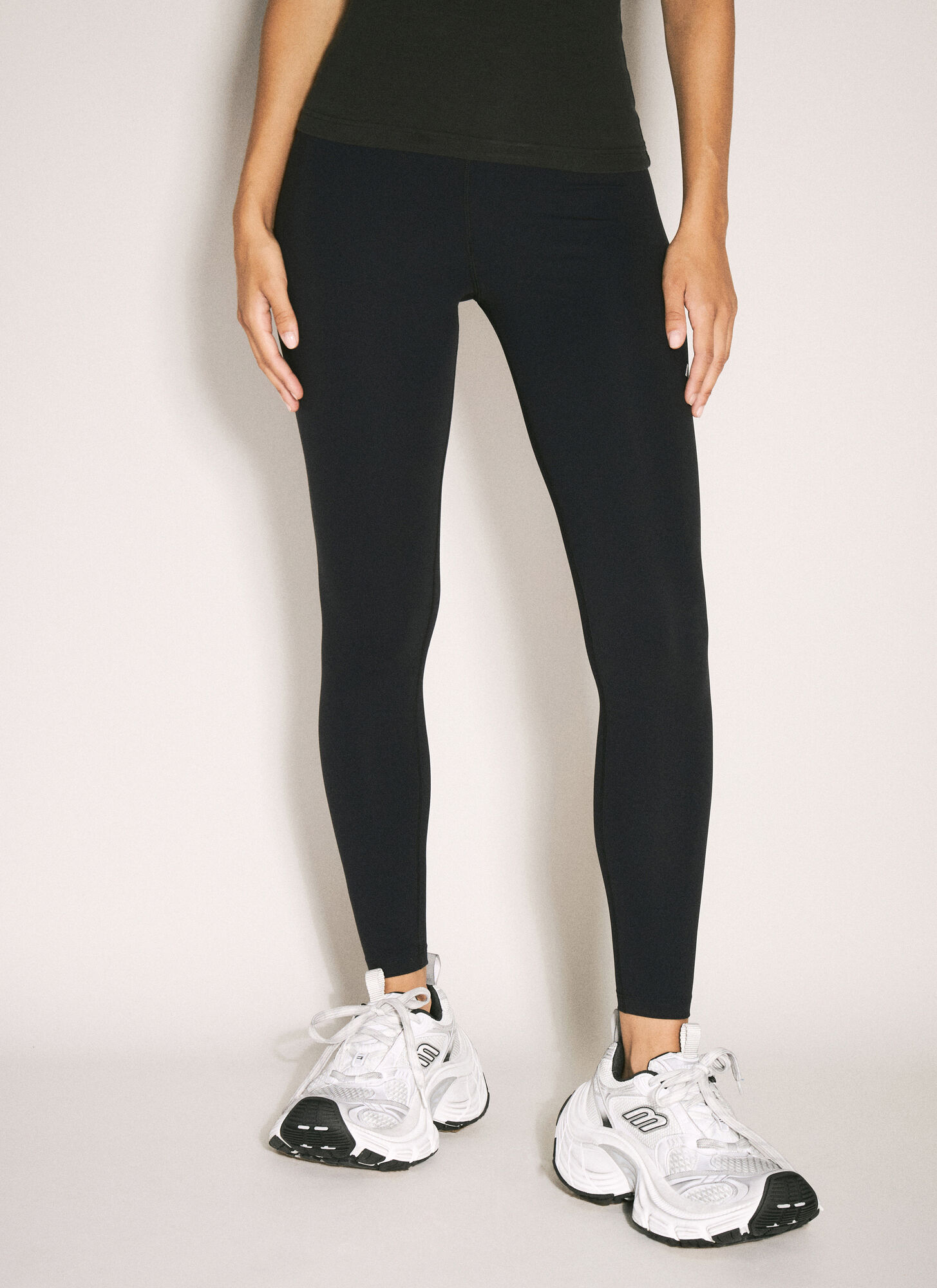 Balenciaga Activewear Leggings - Woman Leggings Black M