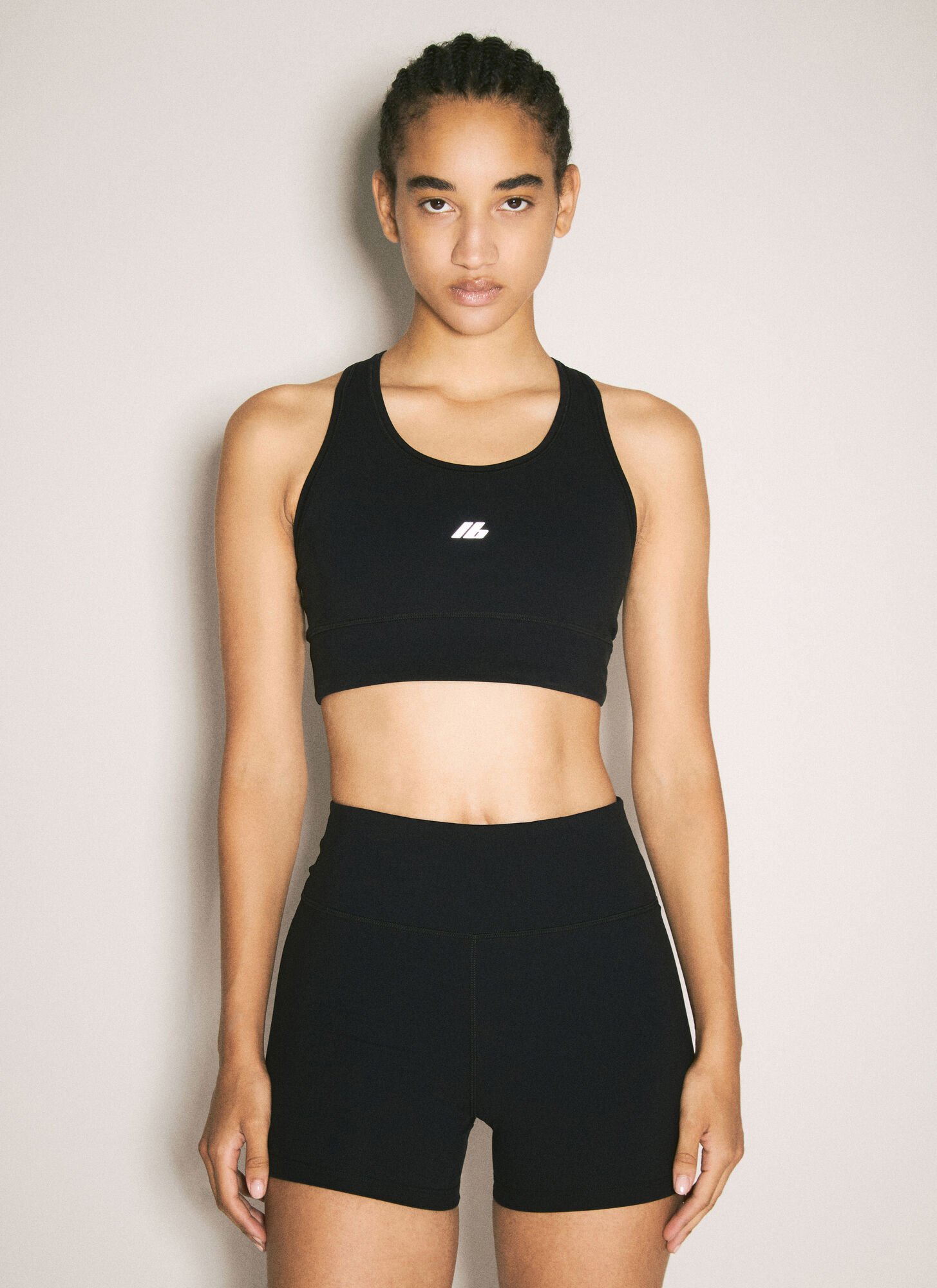 Balenciaga Activewear Sports Bra - Woman Sportswear Black M