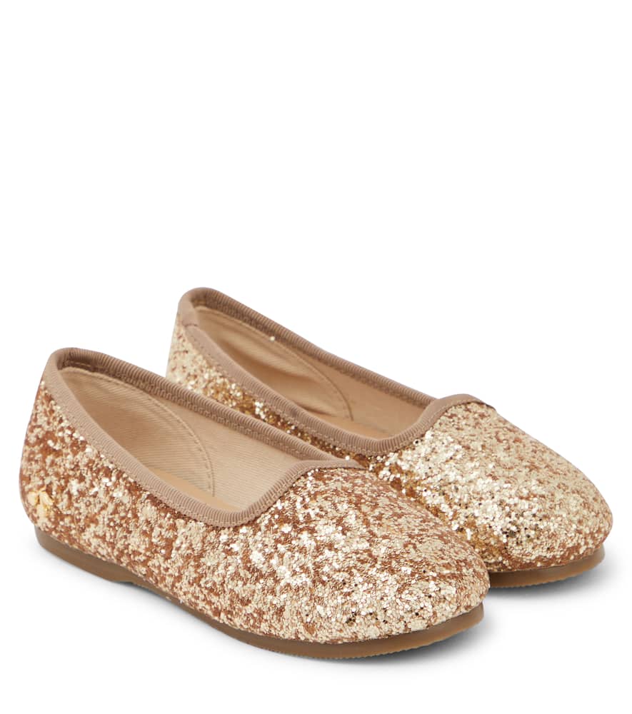 Bonpoint Tenise glitter ballet flats