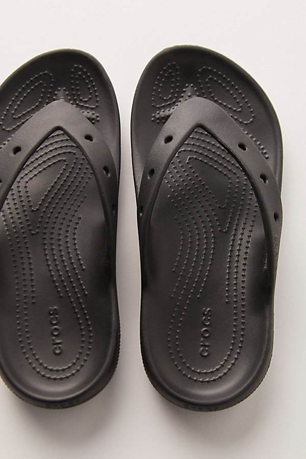 Crocs Classic Flip-Flops at Free People in Black, Size: US 7