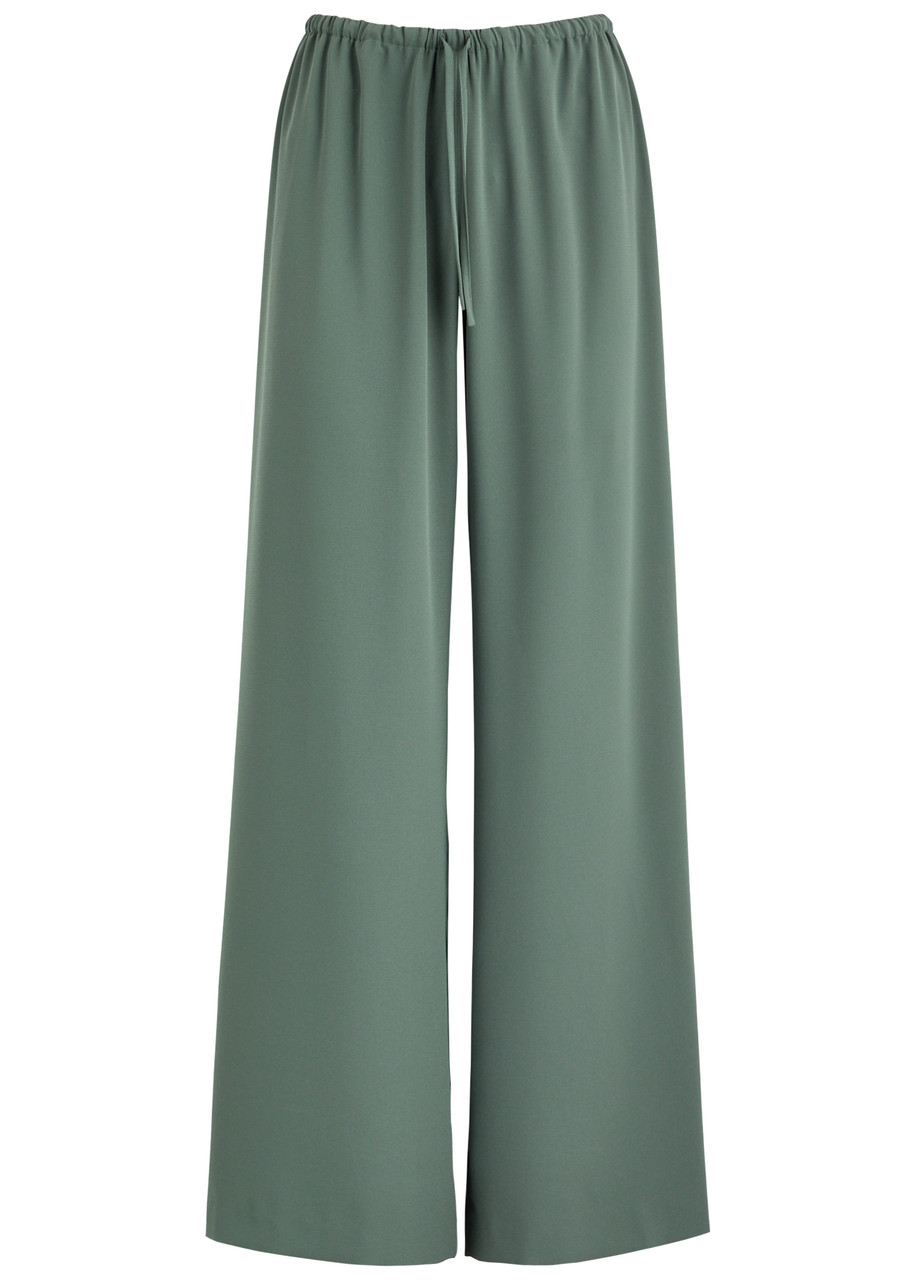 Dries Van Noten Puvis Wide-leg Trousers - Green - 40 (UK12 / M)