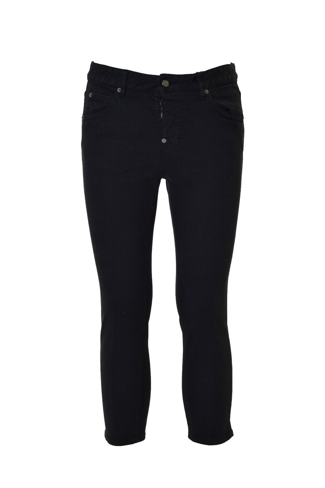 Dsquared2 Low-rise Cropped Skinny Trousers