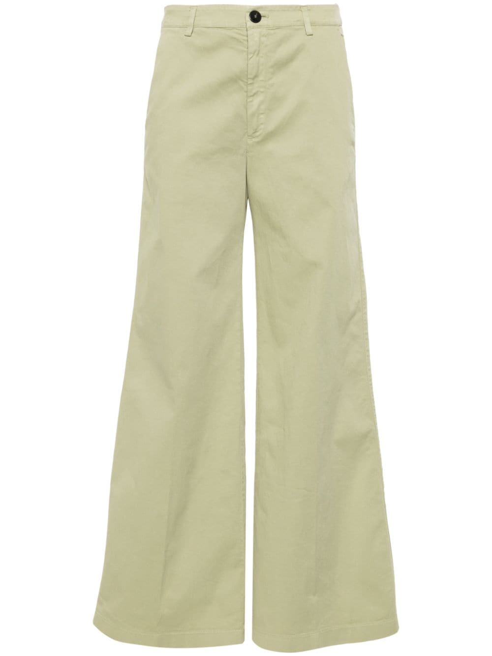 FORTE FORTE- Cotton Wide-leg Trousers