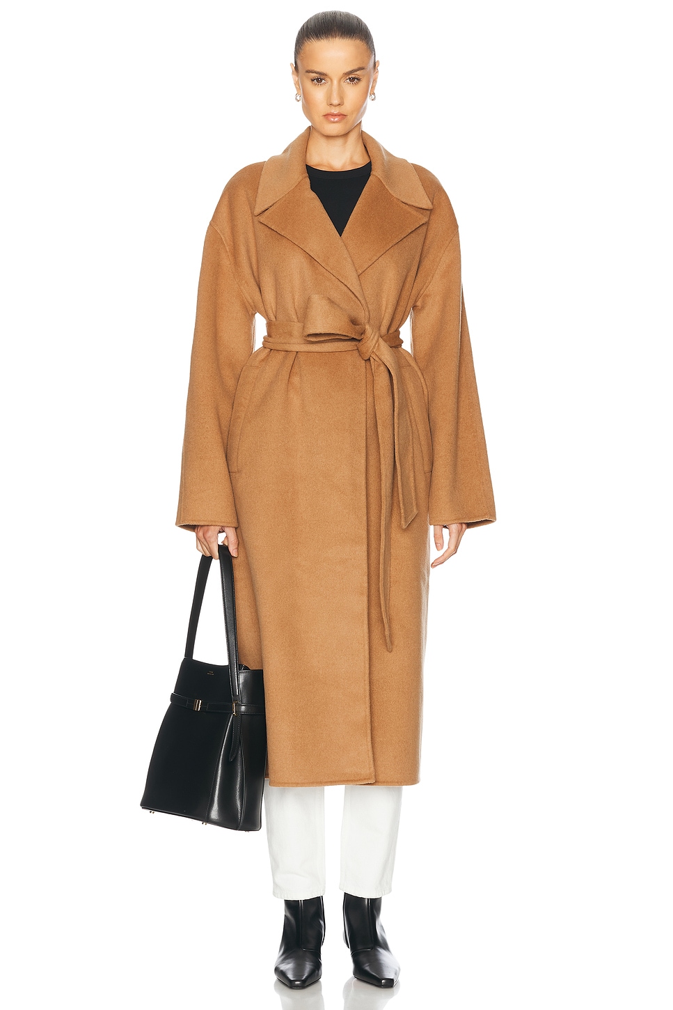 L'Academie by Marianna Milly Coat in Camel - Tan. Size L (also in M, S, XL, XS).