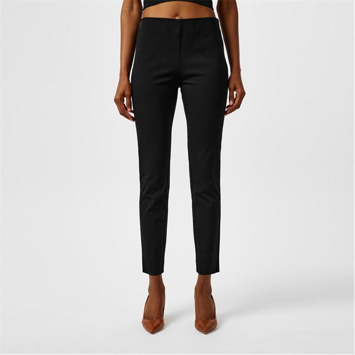 Lauren by Ralph Lauren Stretch Twill Skinny Trousers - Black