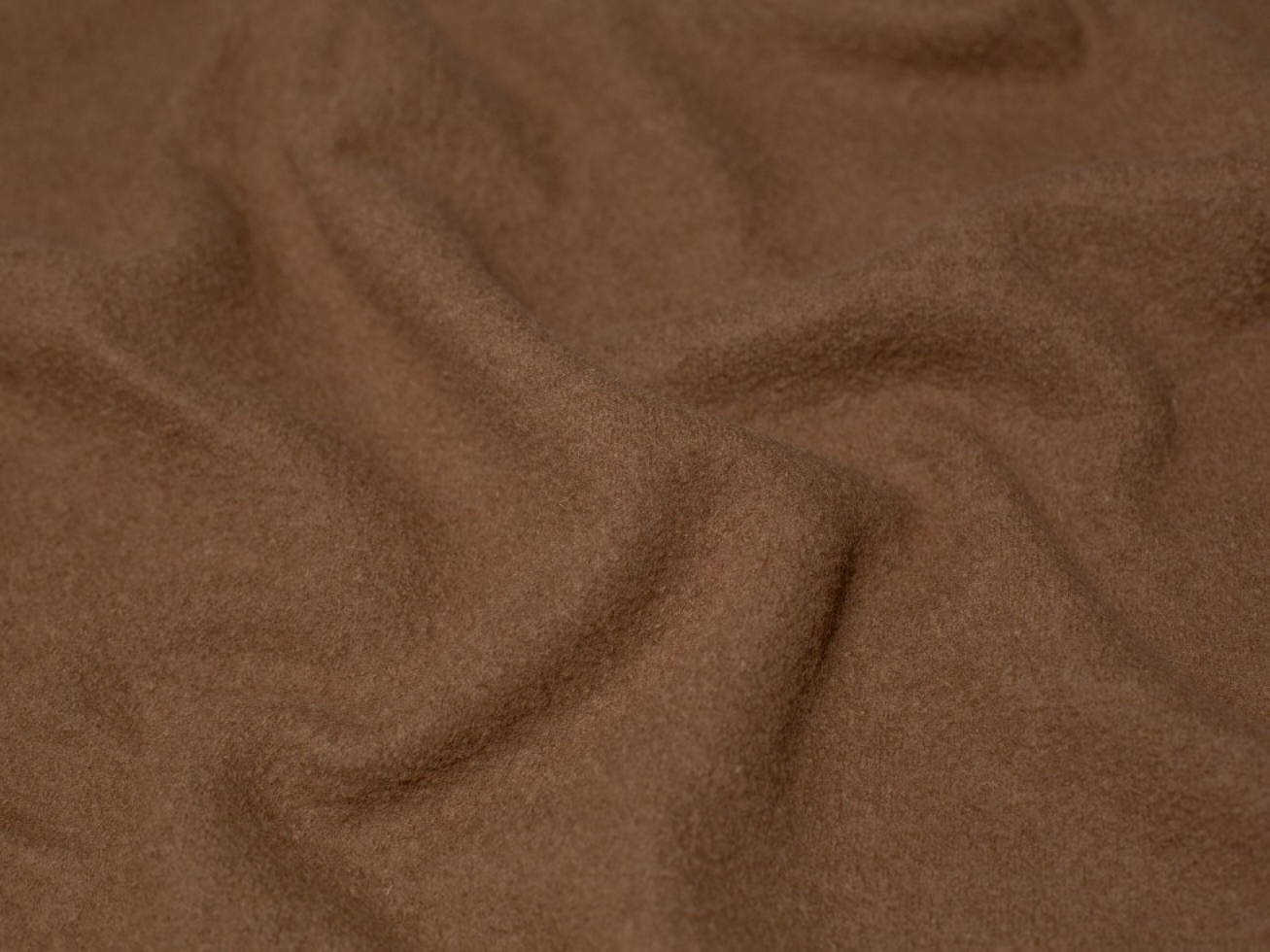 Minerva Core Range 100% Pure Boiled Wool Coating Fabric Camel