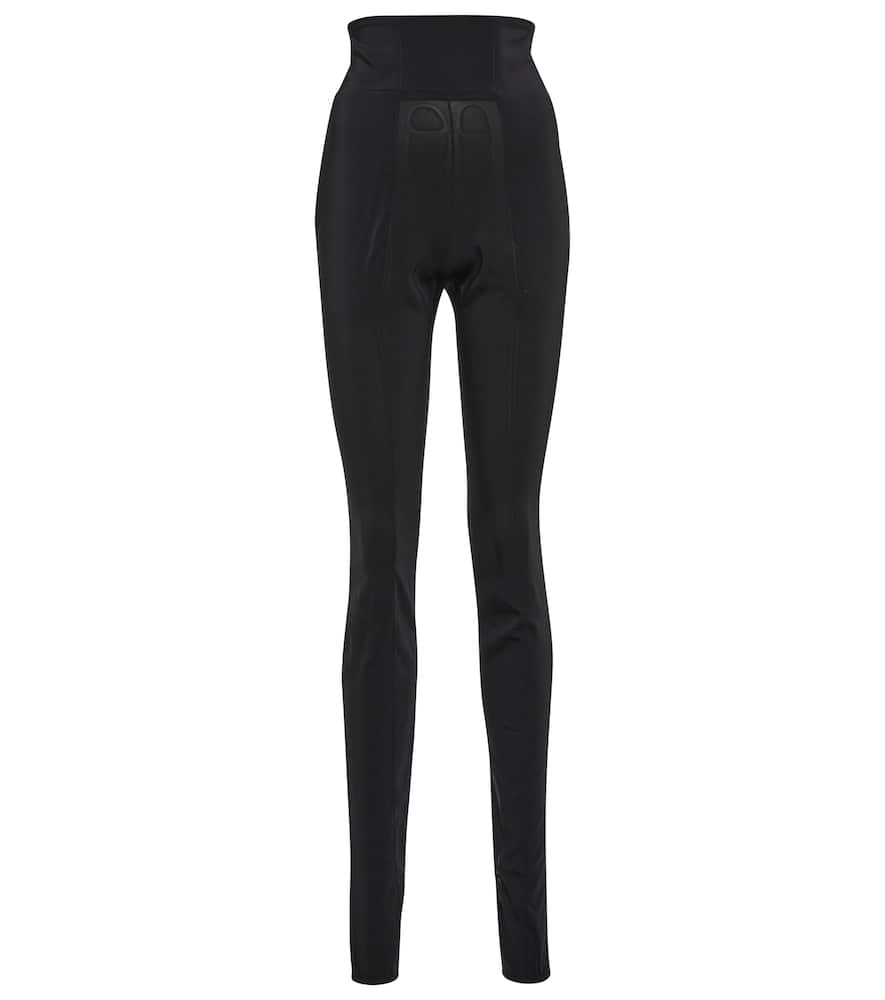 Nensi Dojaka Crêpe high-rise skinny pants