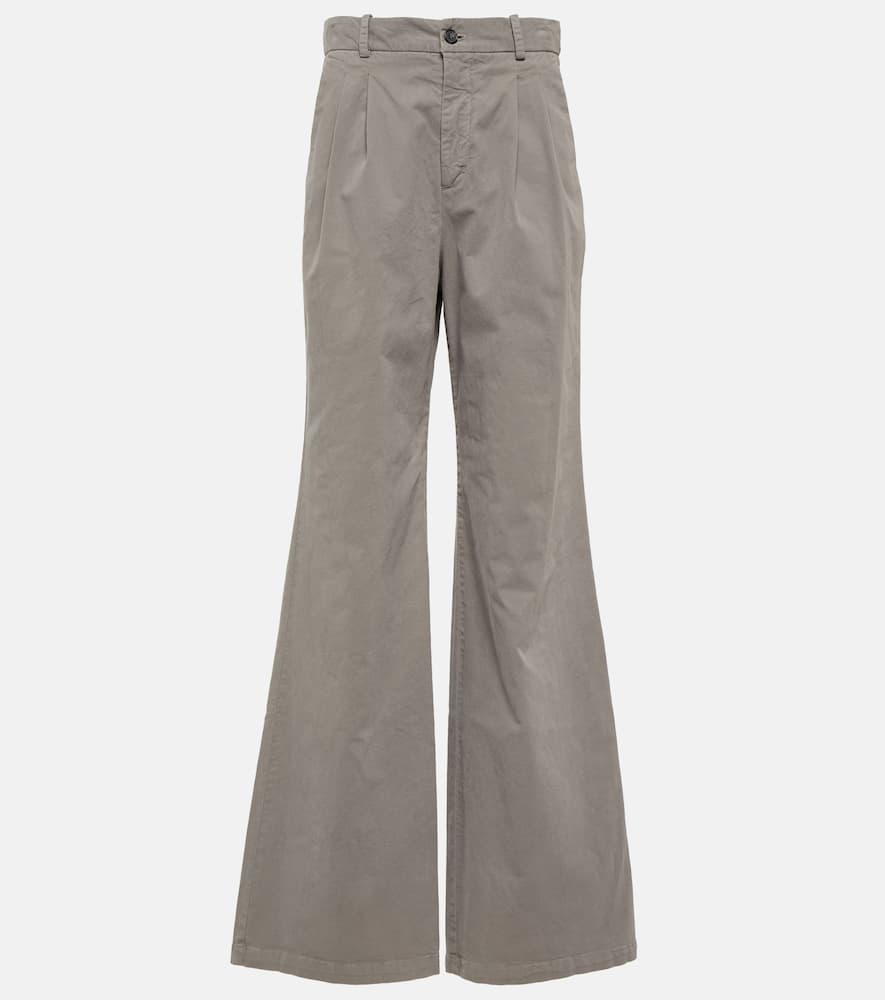 Nili Lotan Flavie cotton-blend wide-leg pants