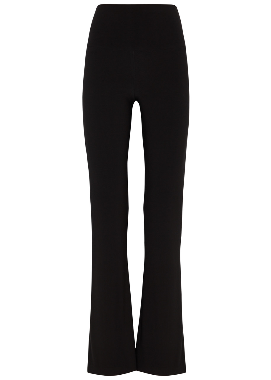 Norma Kamali Bootcut Stretch-jersey Trousers - Black - XL (UK16 /xL)