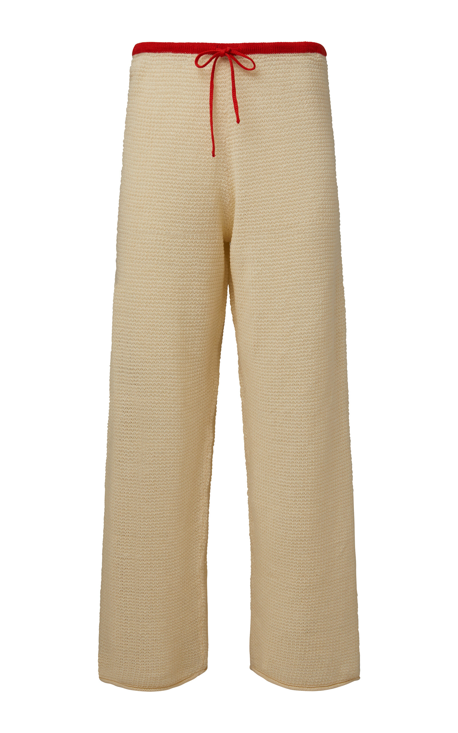 Onia - Knit Linen Wide-Leg Pants - Neutral - S - Moda Operandi