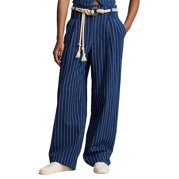 POLO RALPH LAUREN Evan Wide-Leg Trousers - Blue
