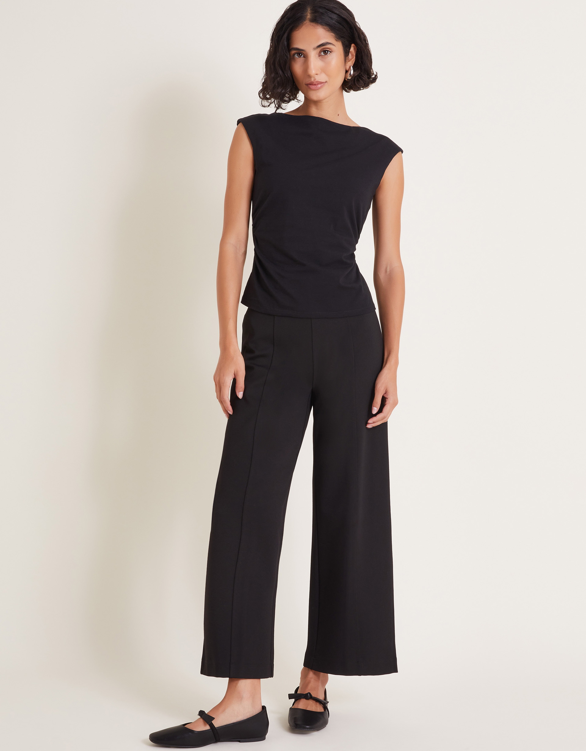 Paula Ponte Bootcut Trousers Black