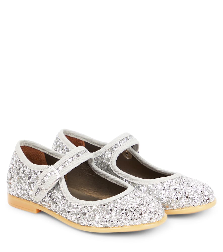 PèPè Galassia glitter ballet flats