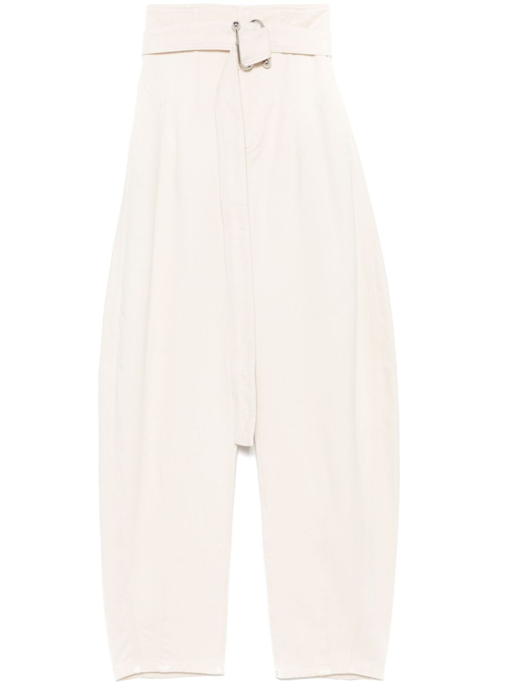 SPORTMAX- Cotton Wide-leg Trousers