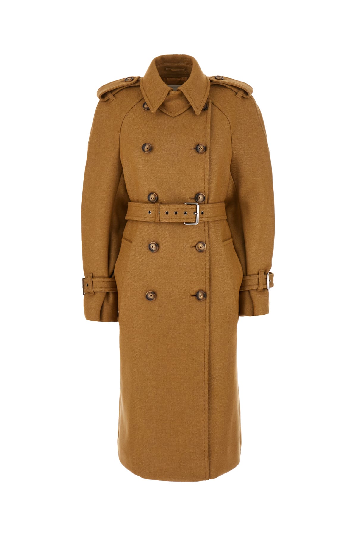 SportMax Camel Wool Blend Coat