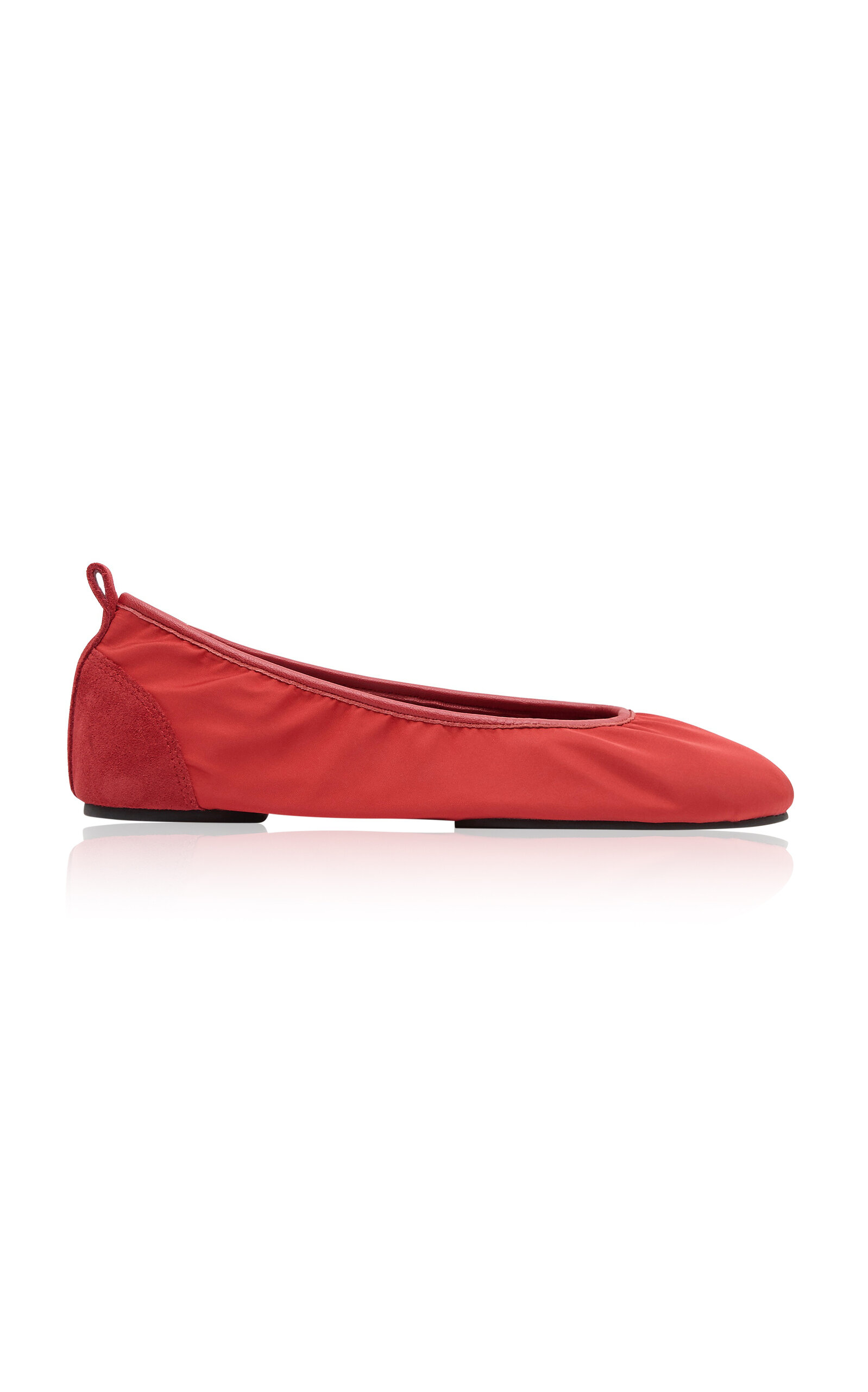 St. Agni - Satin Ballet Flats - Red - IT 42 - Only At Moda Operandi