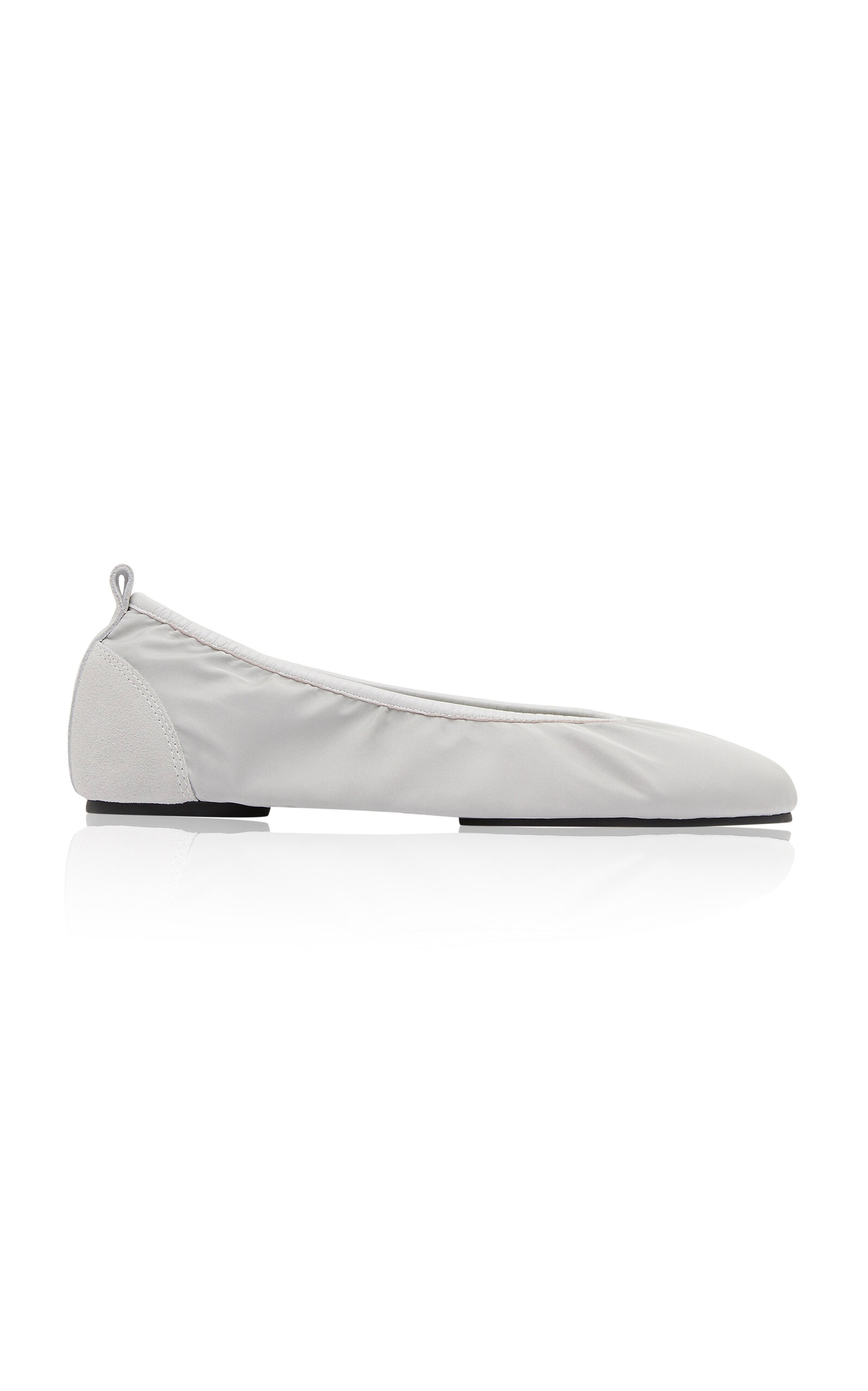 St. Agni - Satin Ballet Flats - Silver - IT 42 - Only At Moda Operandi