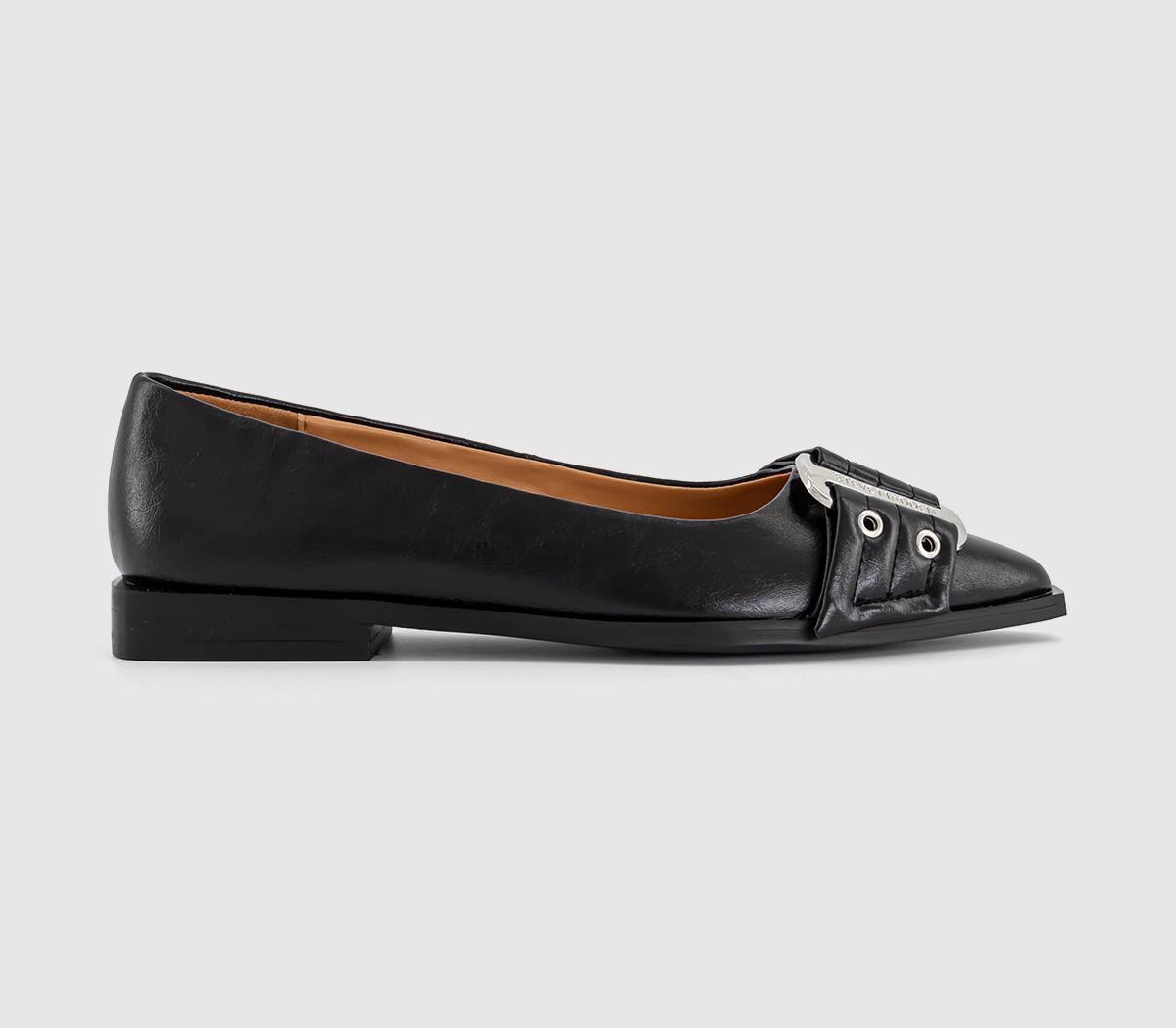 Steve Madden Womens Grail Ballet Flats Black, 3