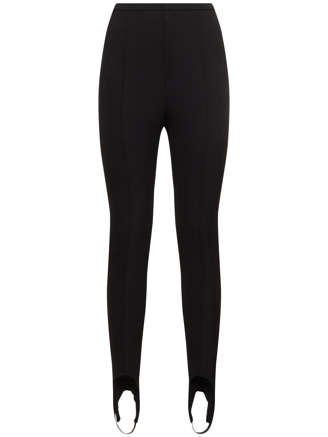 Stretch Jersey Skinny Pants W/ Stirrups