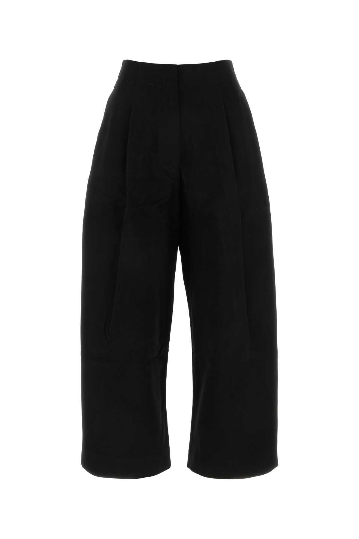 Studio Nicholson Black Twill Wide-leg Pant