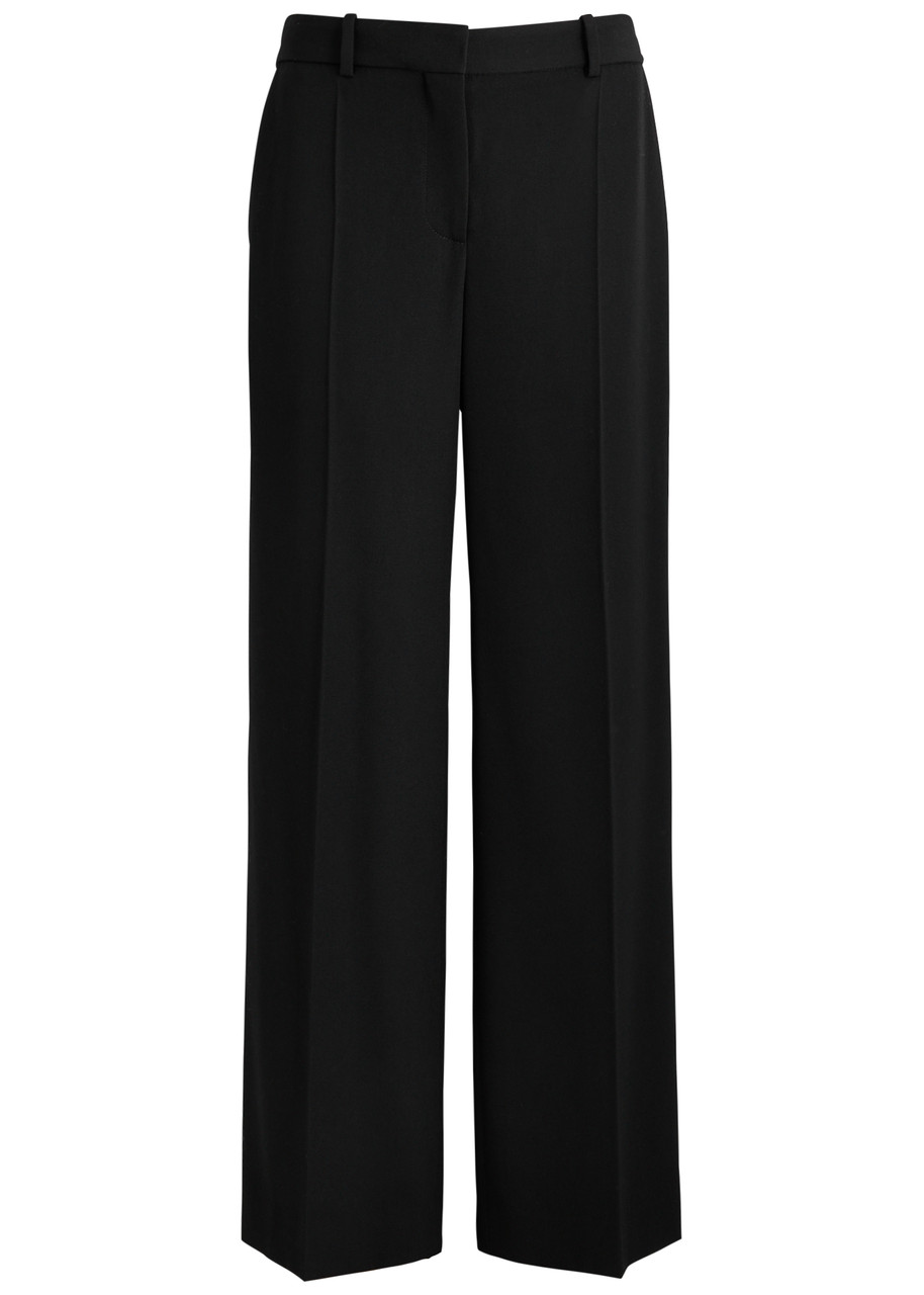 The Row Encore Wide-leg Wool Trousers - Black - 8 (UK12 / M)