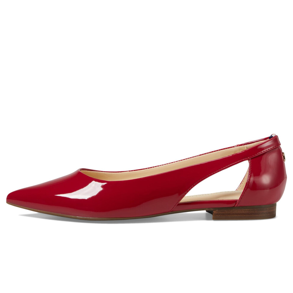 Tommy Hilfiger Women's VELAHI Ballet Flat Blood Red 610 7.5